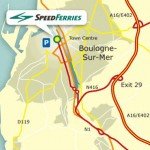 SpeedFerries terminal in Boulogne