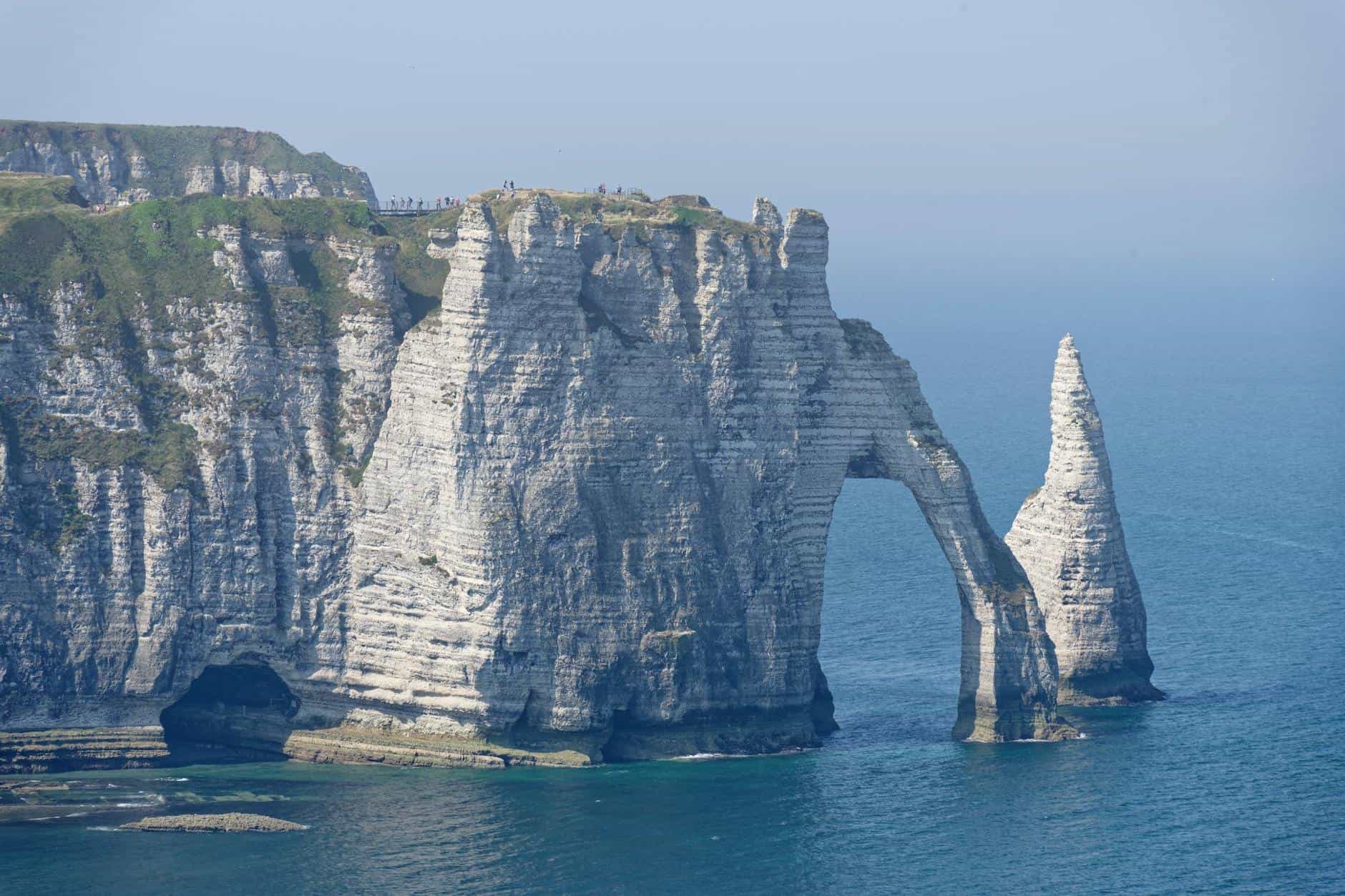 etretat rocks normandy france