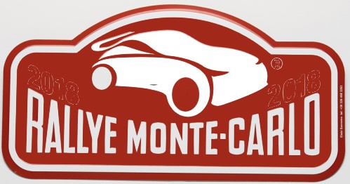 monte carlo rally plaque