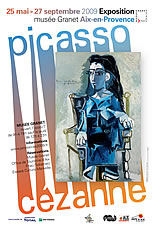 picasso cezanne exhibition poster