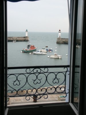 view from Hotel Atlantique, Le Palais