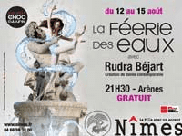 Nimes water festival poster