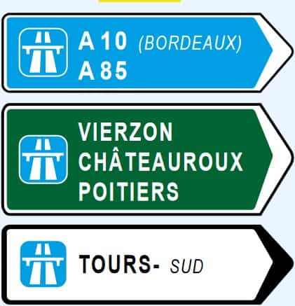 autoroute signs