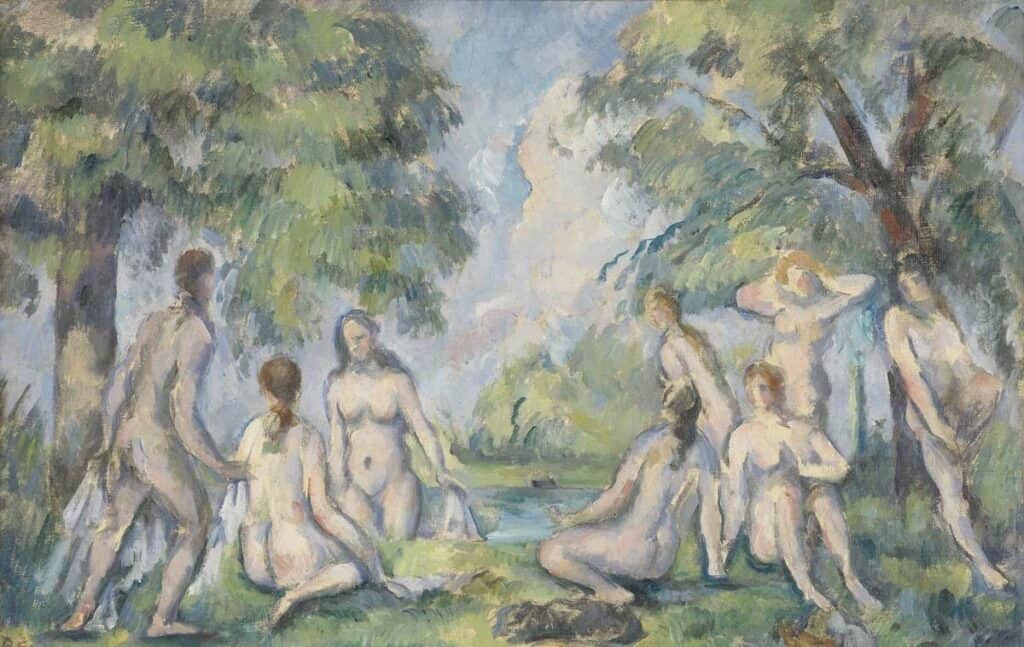 Cezanne -Les Baigneuses