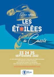 cassis wine harvest poster