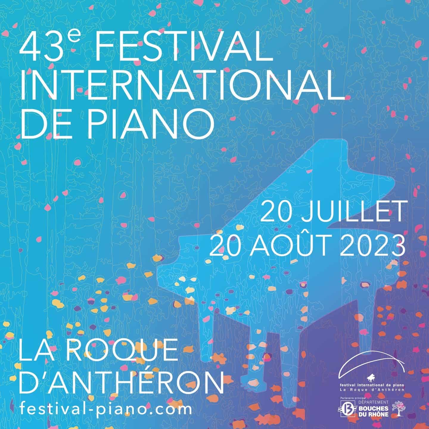 Provence Piano Festival at La Roque Antheron near Cavaillon